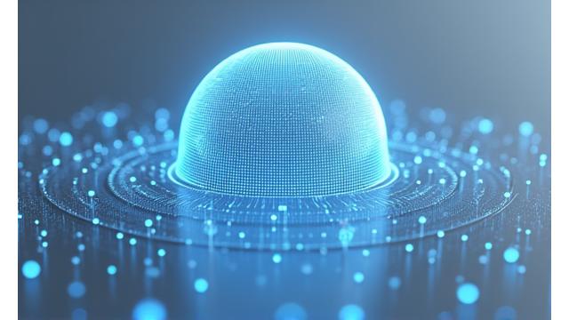 Globalt nettverk som symboliserer sikker dataoverføring
